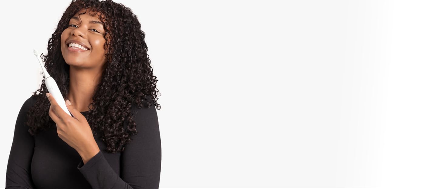 Електрична зубна щітка Wondersmile PRO - Перевірена TÜV, 4 режими, 60 днів роботи від акумулятора, чорний комплект для догляду за порожниною рота