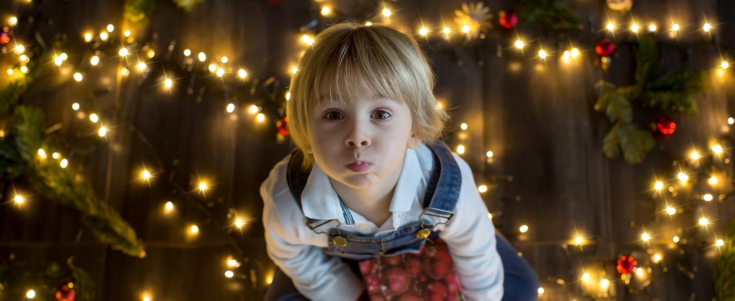 Світлодіодна гірлянда GYLEFY 100м для зовнішнього використання, теплий білий колір, для різдвяного декору та вулиці