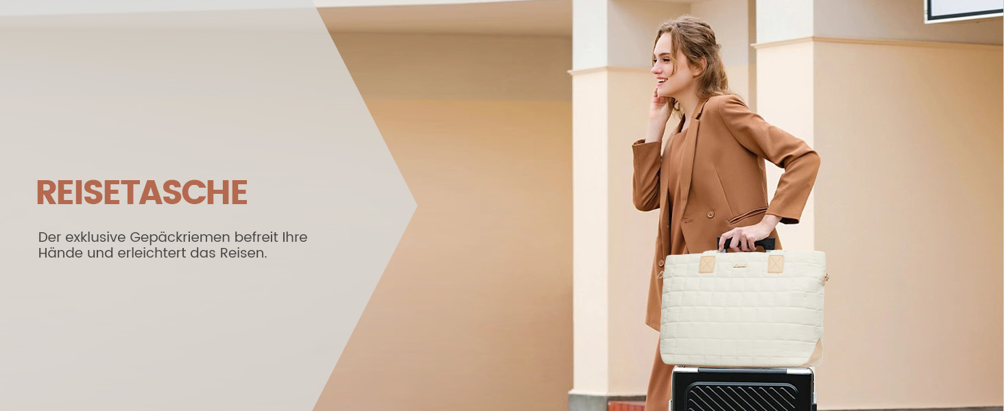 Сумка для ноутбука LOVEVOOK для жінок, 15.6 дюймів, бежева: робоча, для навчання, універсальна