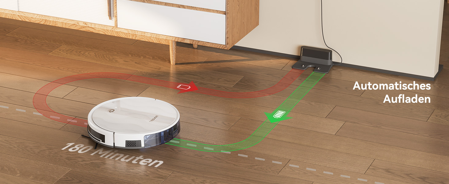 Робот-пилосос Tesvor S8 Pro з функцією миття - 8000Pa, LiDAR-навігація, 240 хв роботи, керування через додаток/Alexa, для прибирання шерсті тварин, килимів та твердих підлог (M2)