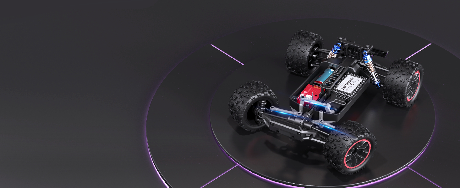 Радіокерований позашляховик Haiboxing 1:18 4WD 48+ км/год, Monster Truck 2.4GHz для дітей та дорослих