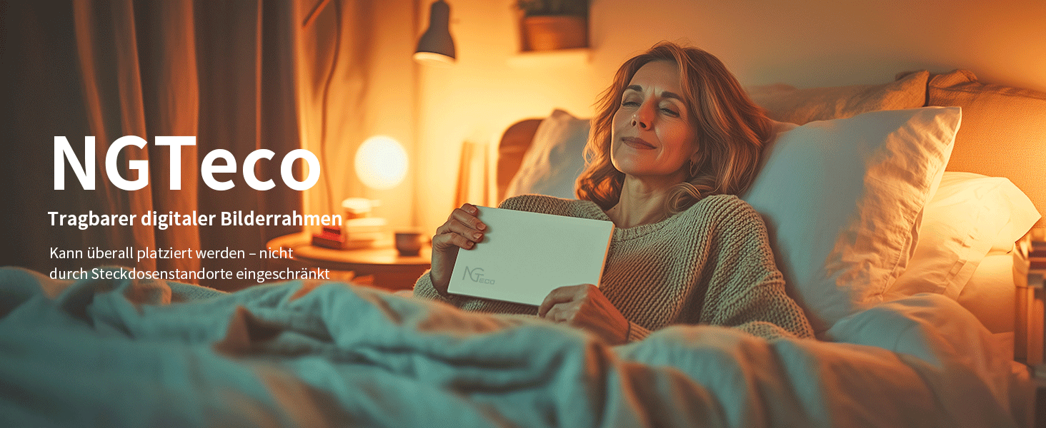 Цифровий фоторамка 10.1 дюйма Wi-Fi з 64GB пам'яті, IPS сенсорний дисплей 1280*800, для перегляду фото та відео через додаток Frameo, чорний