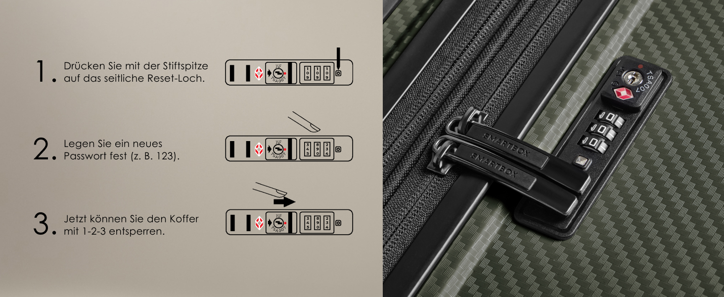 Набір валіз Smartbox Hartschalen 3 шт. | Розширюваний, з TSA-замком, з поліпропілену | Чорний | Для жінок та чоловіків (Edition 01)