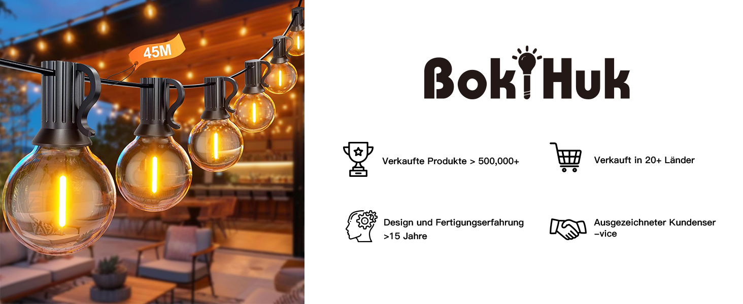 LED гірлянда вулична 45.7м 150 LED, 24V для саду, тераси, вечірок, декору