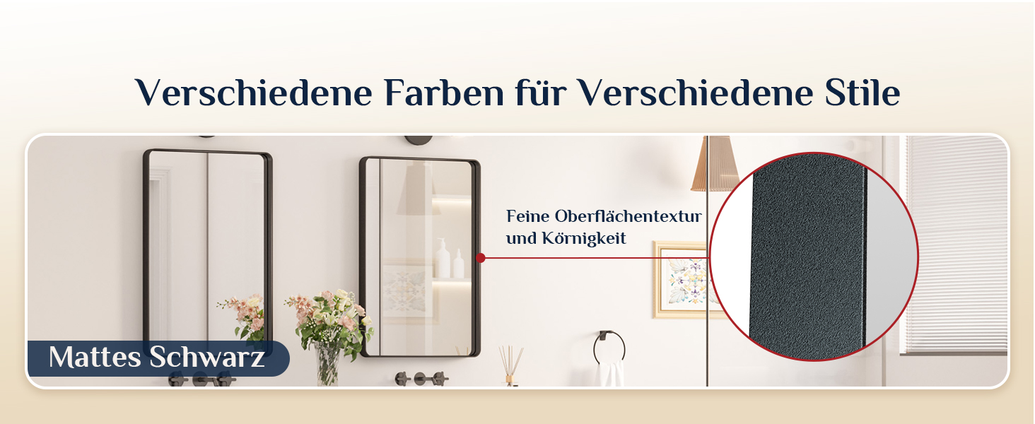 Дзеркало Keonjinn Wand Spiegel 40x50 см з металевим каркасом, прямокутне. Для ванної кімнати, вітальні, спальні, коридору. Чорний колір. Розміри: 90 x 60 см