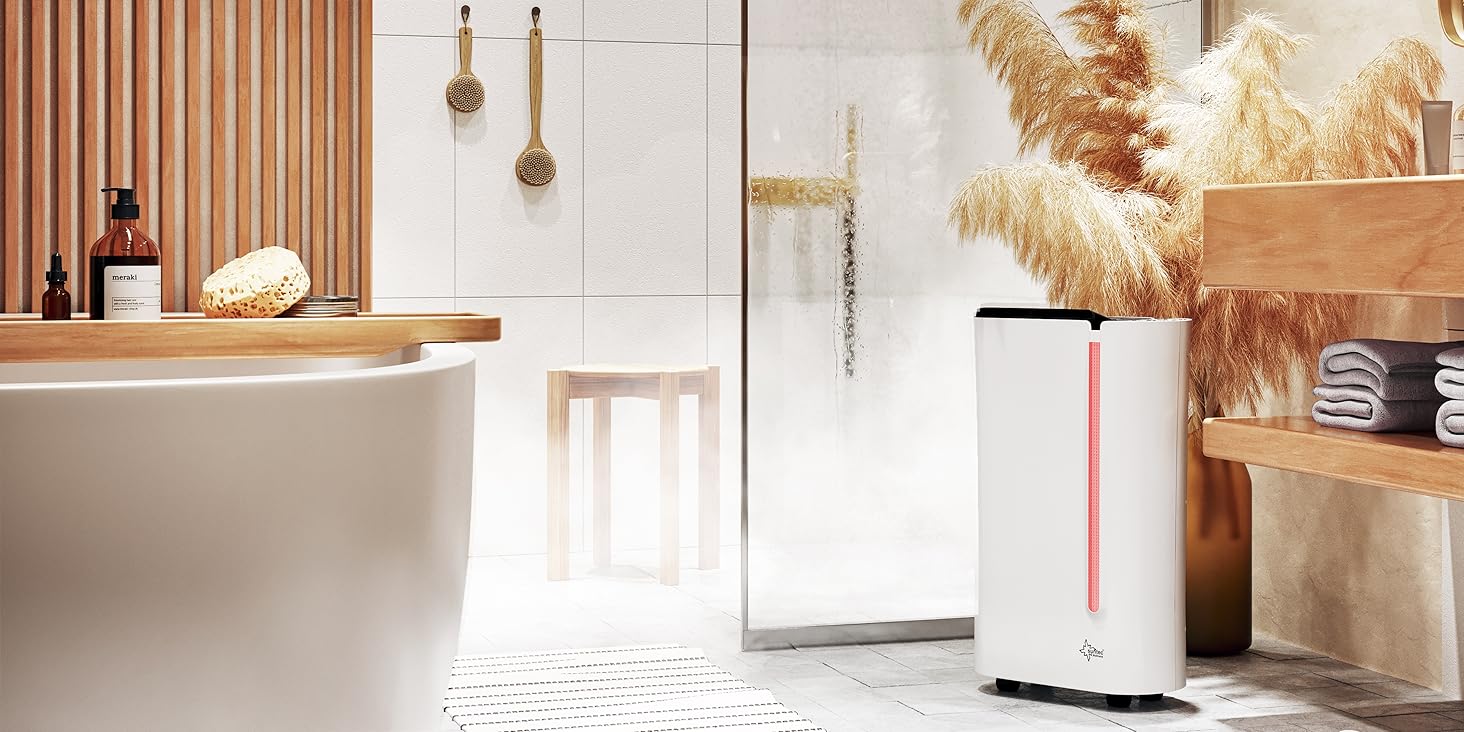 SUNTEC DryFix 20 PRO: Електричний осушувач повітря 20 л/день, 63 м², 3-в-1 (осушувач, очищувач, сушарка)