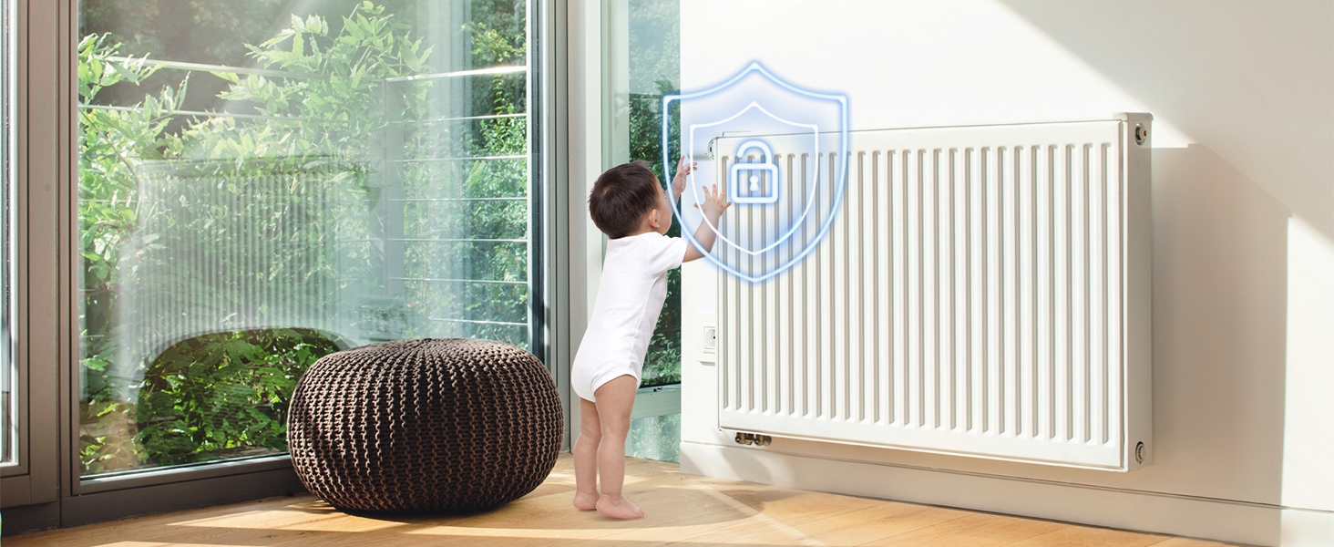 Розумний термостат для радіатора Salcar WiFi TRV603, сумісний з Alexa та Google Assistant, програмований, Tuya Smart, без шлюзу