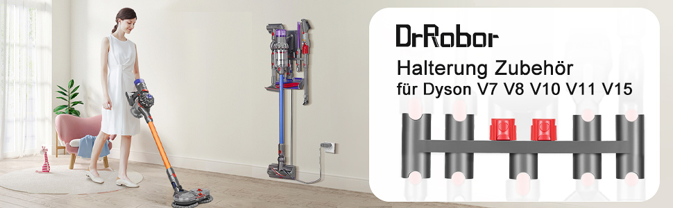 Тримач DrRobor для пилососа Dyson V7/8/10/11/15