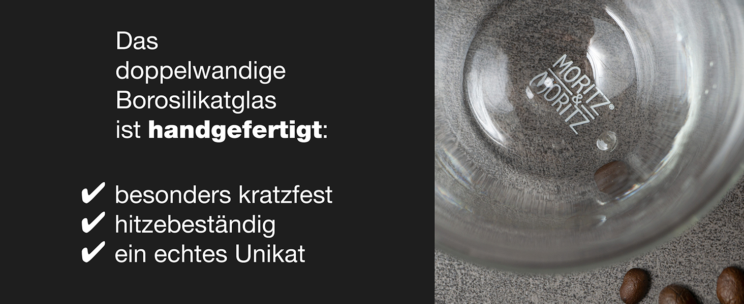 Склянки для еспресо Моріца і Моріца Наполі об'ємом 60 мл з подвійними стінками-скляні чашки для еспресо для гарячих і холодних напоїв - можна мити в посудомийній машині (6)