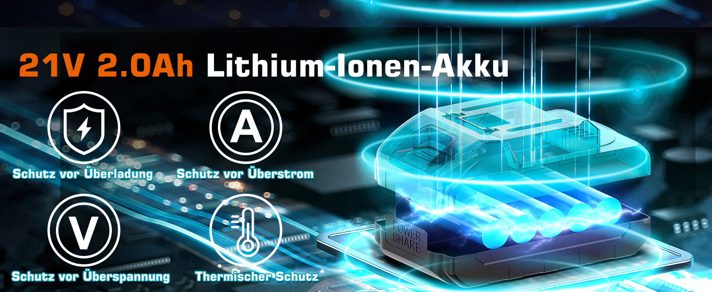 Набір інструментів Sundpey 255 предметів з акумуляторним дрилем-шуруповертом 21V, 2x2000mAh, синій - для дому та авто