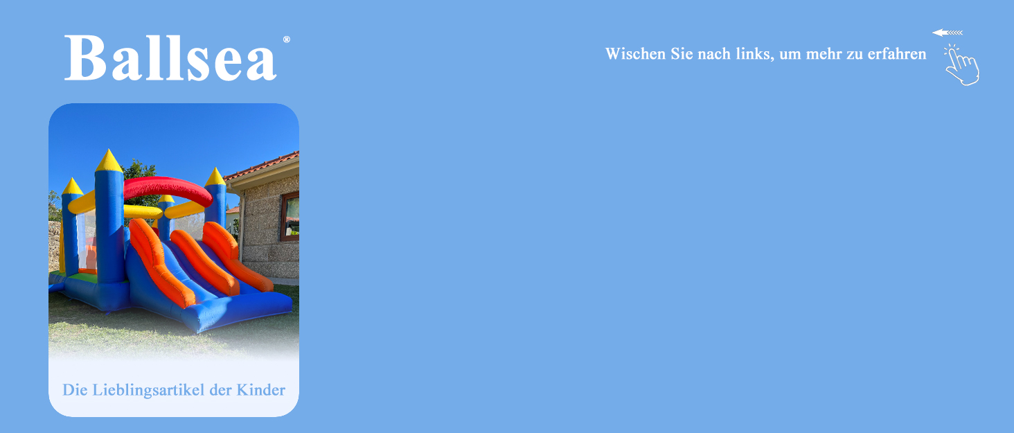Надувний замок для дітей з повітряним насосом, міцний матеріал, для 3-4 дітей, 315x245x194 см, класична модель