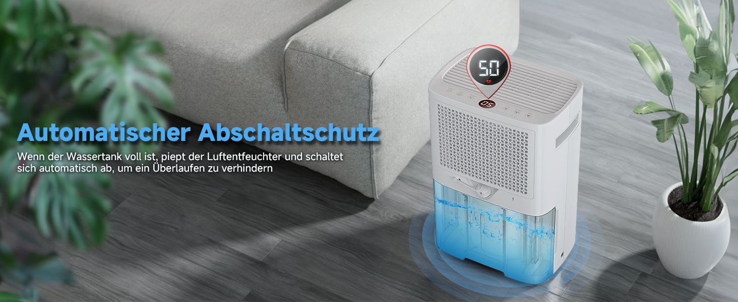 Електричний осушувач повітря з таймером, фільтром та блокуванням від дітей, 25L