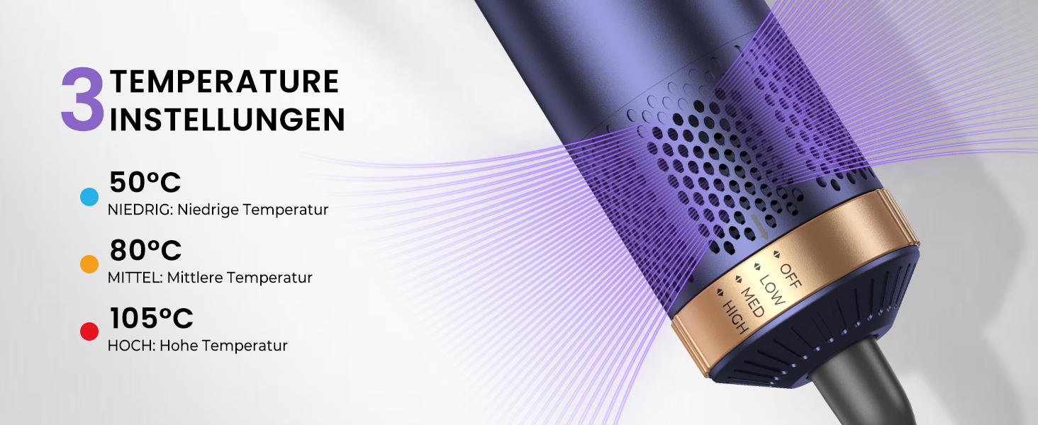 Mogawave Airstyler 5-в-1 Airbrush Pro 1000W: Фен-щітка, стайлер для волосся з іонізацією та обертанням