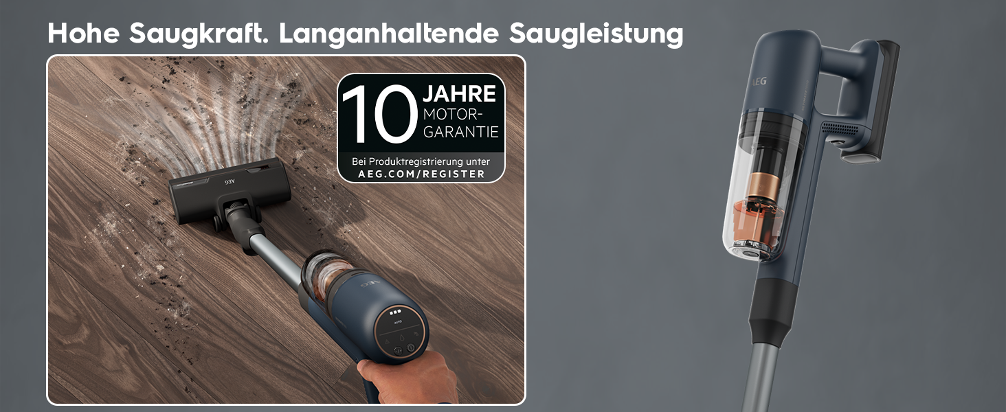 Акумуляторний пилосос AEG ÖKO AP71UB14AM: потужний, легкий, ергономічний, 2в1, сірий