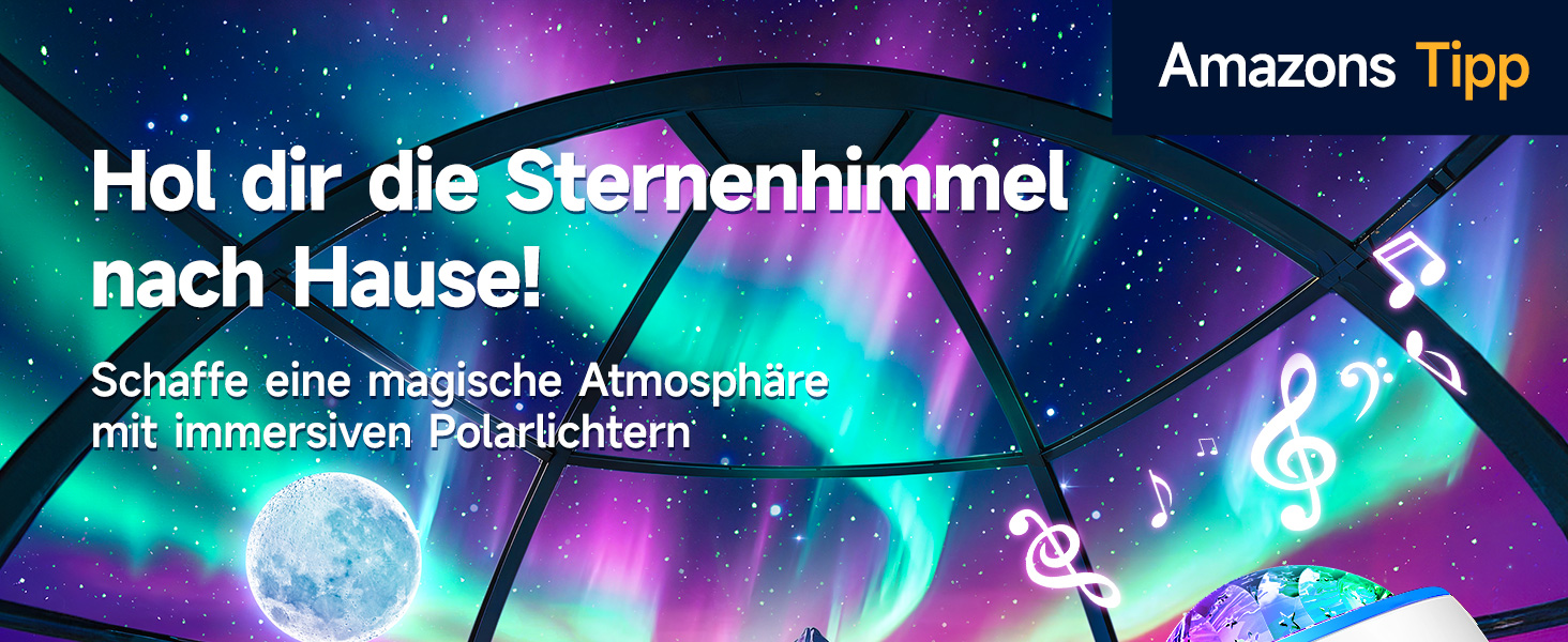 Проєктор зоряного неба Sternenhimmel з Bluetooth, нічник для дітей та дорослих, 300 режимів, білий колір, декор кімнати