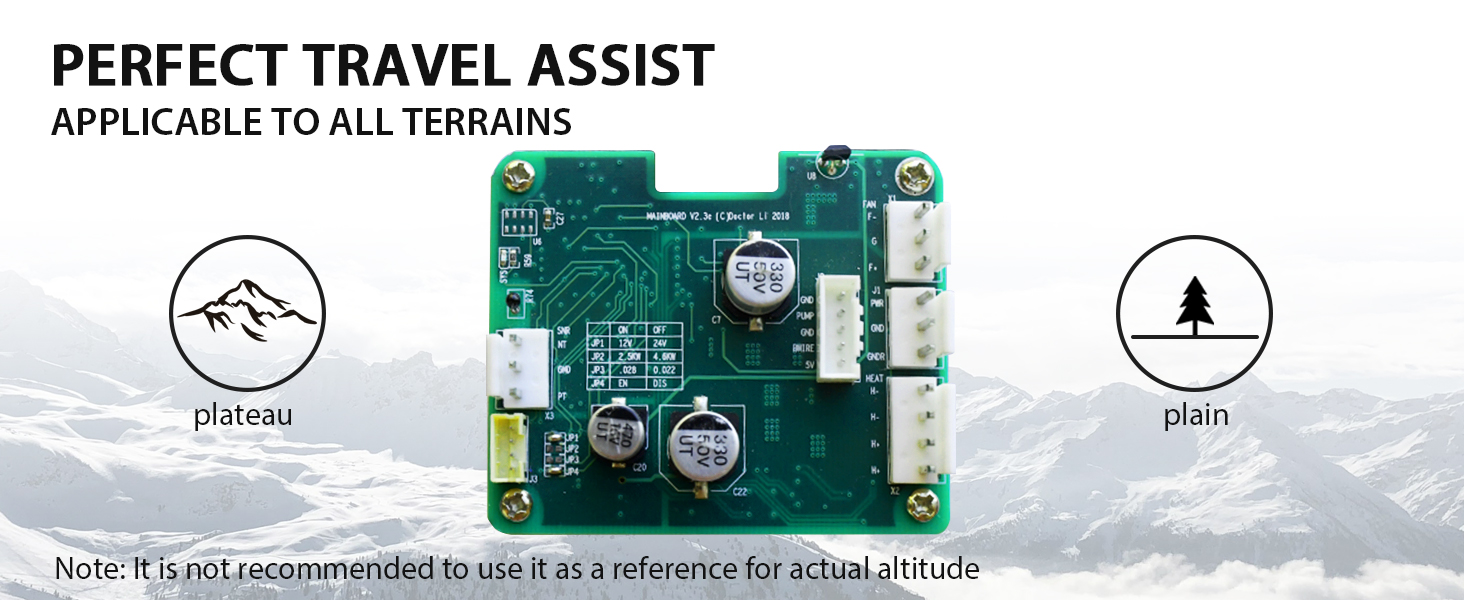 Дизельний опалювач LF Bros 5 кВт - 12/24/220-240В з дистанційним керуванням та LCD-дисплеєм (білий)