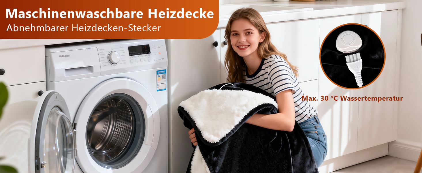 Електрична гріюча ковдра Citybee 180x130 см з таймером та захистом від перегріву