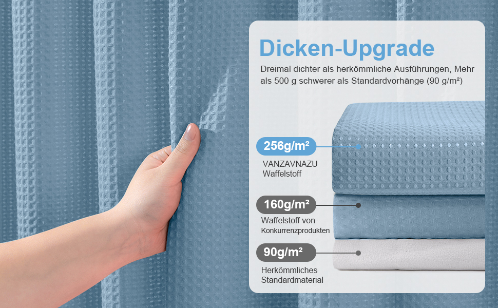 Шторка для душу з льону з металевими кільцями, сіра, 182 x 214 см. Тканинна шторка для ванни, водовідштовхувальна, антигрибкова, для ванної кімнати