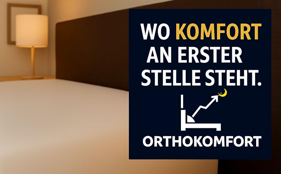 Ортопедична подушка OrthoKomfort® Memory Foam для сну на боці та спині | З піною Memory Foam | Сертифікована Oeko-TEX | Знімний чохол | Для здорового сну без болю | Біла подушка