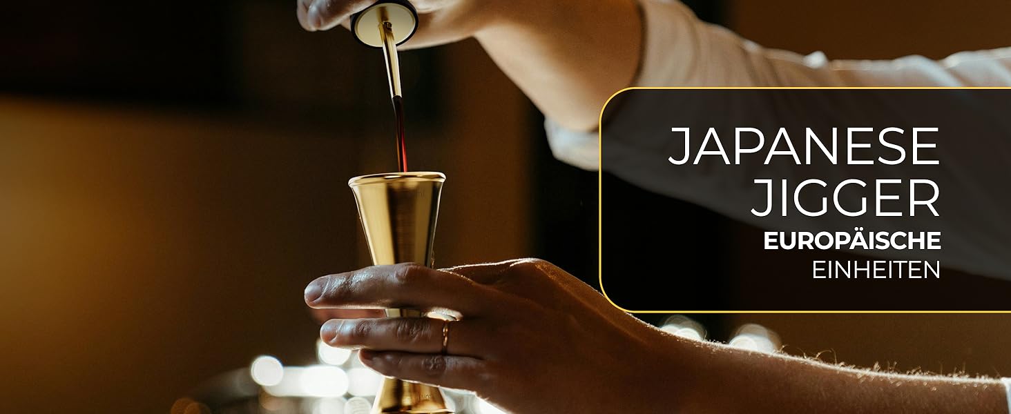 Набір для коктейлів Cobbler 700мл з нержавіючої сталі, професійний шейкер для барменів з підставкою та рецептами, класичний набір (Gold)