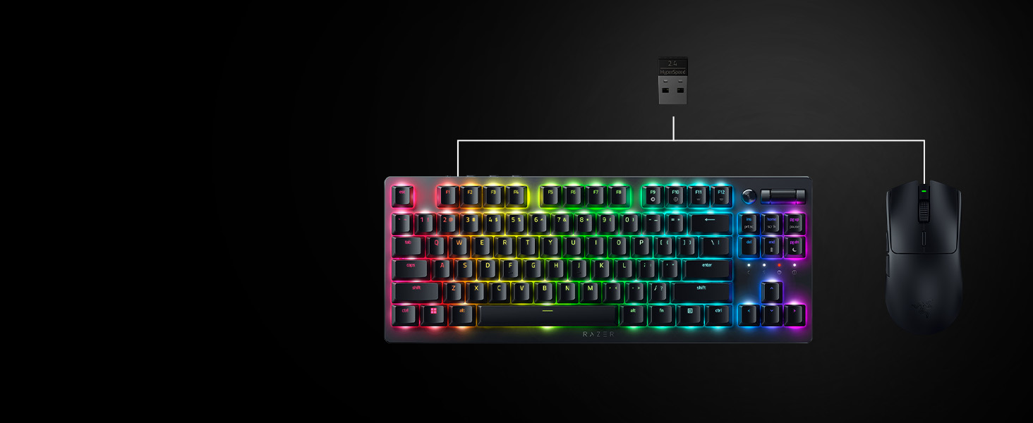 Бездротова ігрова миша Razer Viper V3 HyperSpeed, сенсор Focus Pro 30K DPI, перемикачі 2-го покоління, частота опитування 4000Гц, чорна