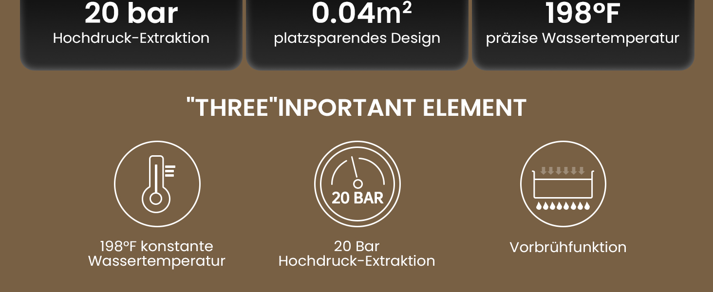 Кавомашина еспресо Neretva 20 Bar професійна рожкова, нержавіюча сталь, з LED-дисплеєм та потужним капучинатором для еспресо, лате, капучино, срібна