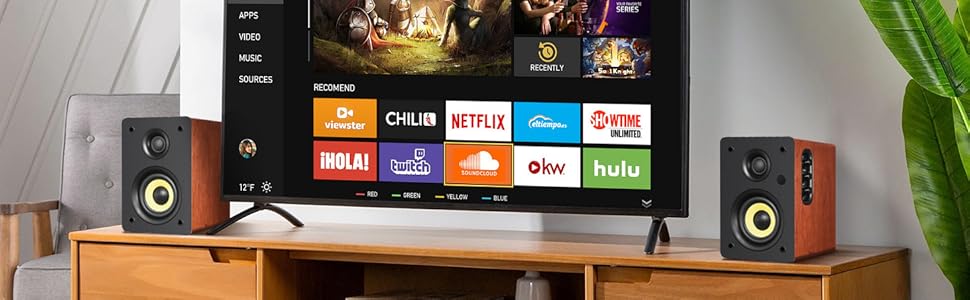 Акустичні колонки Sanyun SW208 3' Bluetooth 5.0 - 60W, 2.0, для ПК, з підсвічуванням, 3D-звук, USB DAC