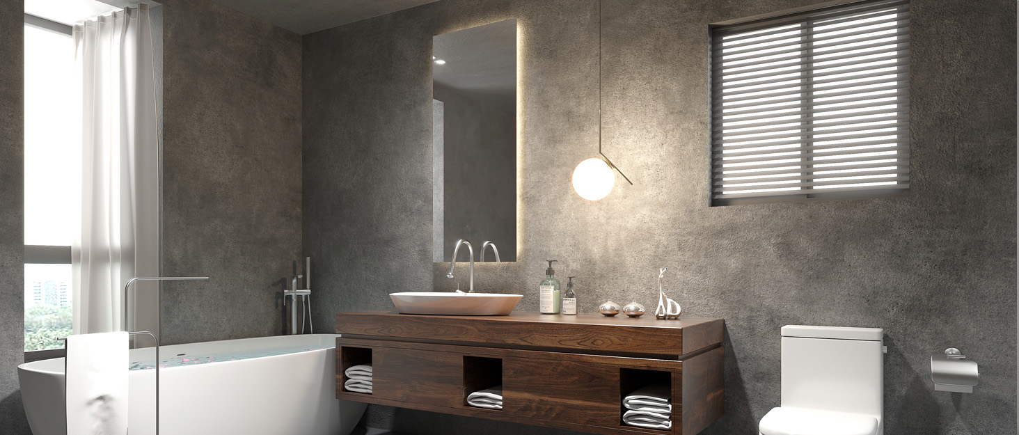 Дзеркало для ванної кімнати Badspiegel 120x70 см з підсвічуванням LED, сенсорне керування, антизапітніння, регулювання яскравості, біле світло (60x80 см)