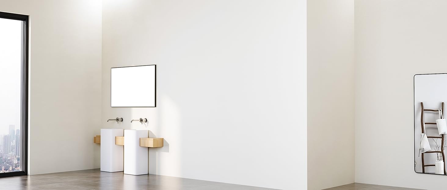 Дзеркало для ванної кімнати BD-Baode з LED-підсвічуванням 40x60 см, сенсорне керування, 3 режими освітлення, прямокутна форма