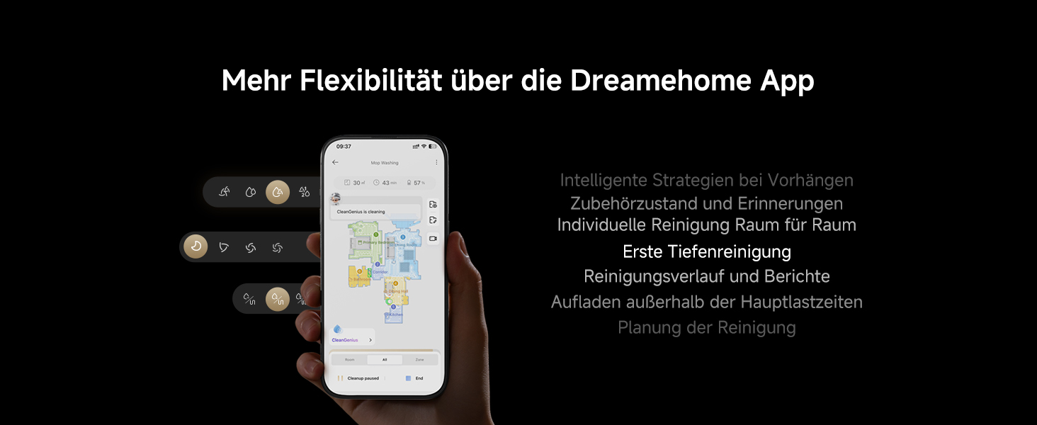 Робот-пилосос Dreame L10s Ultra Gen 2 з миючою функцією, технологією MopExtend™ RoboSwing, потужністю 10000 Па Vormax™, режим для тварин, автоматична база, різноманітне прибирання килимів