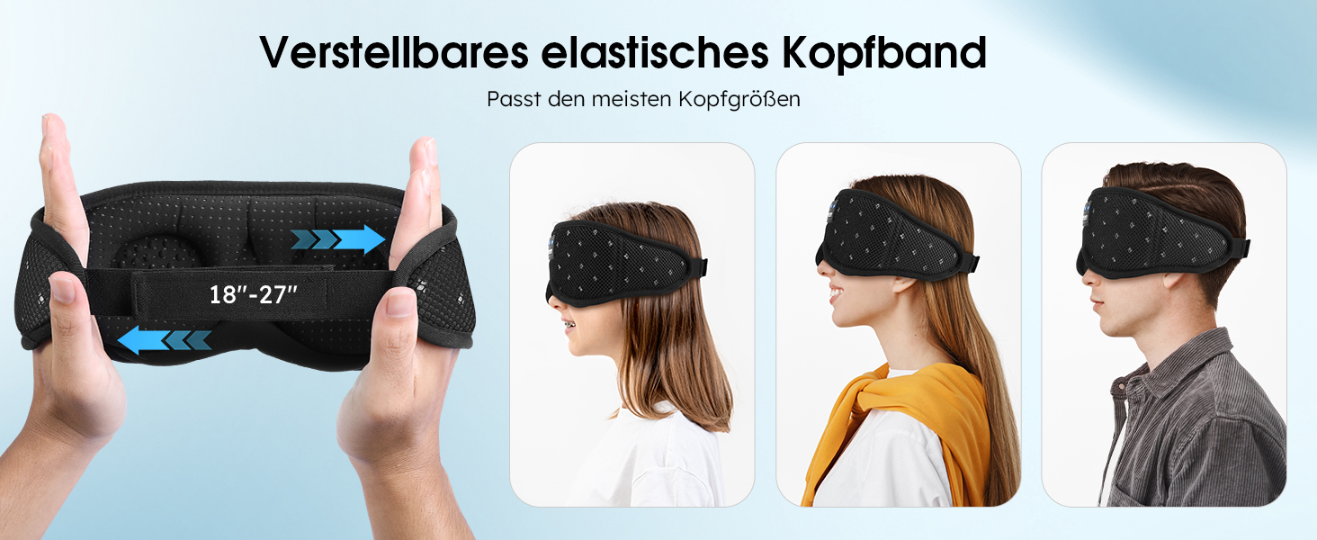 Маска для сну LOVE EYE 3D, для тих, хто спить на боці, чоловіча та жіноча, дихаюча, світлонепроникна (Чорна)