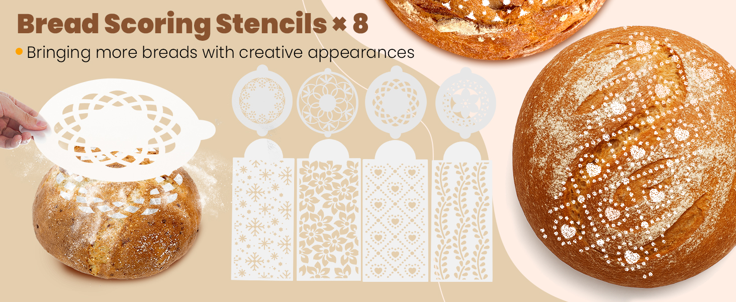 Набір для випічки хліба: корзинка з бавовняного шнура, набір для закваски, аксесуари для випічки, дріжджовий міксер, скребок для тіста, для початківців