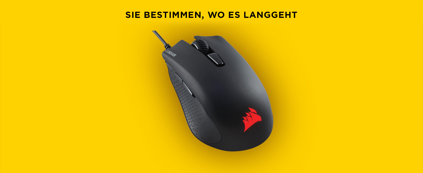 Ігрова миша Corsair Harpoon PRO RGB FPS/MOBA, оптична, дротова, чорна
