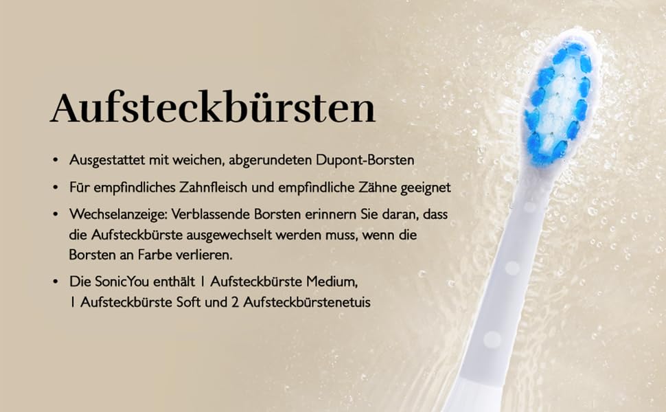 SonicYou Lila - звукова зубна щітка Silk'n з акумулятором на 300 днів