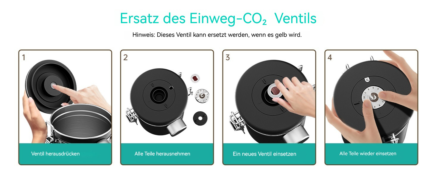 Набір кавових контейнерів Coffee Gator з нержавіючої сталі (2 шт.) – зберігає каву свіжою довше. З датою розкриття, CO2-вентилем та мірною ложкою.
