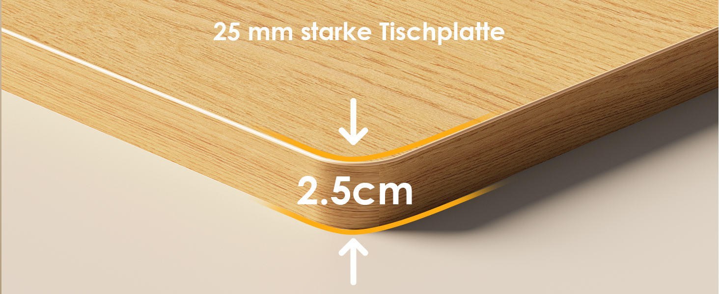 Регульований стіл OffiGo з 2 моторами, USB-C, 3 пам'яті, для столів 100-200 см (140 см, дуб)