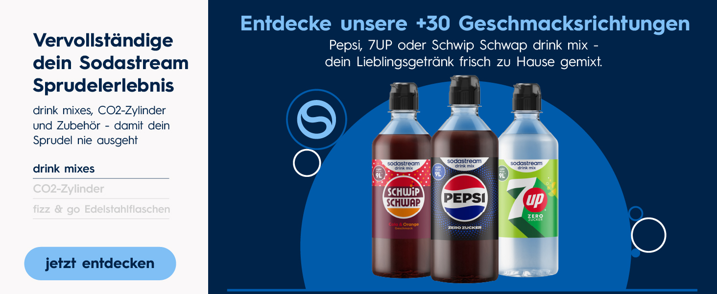 Сифон для газування води SodaStream TERRA Family Pack: 3 пляшки по 1л та циліндр CO2, чорний