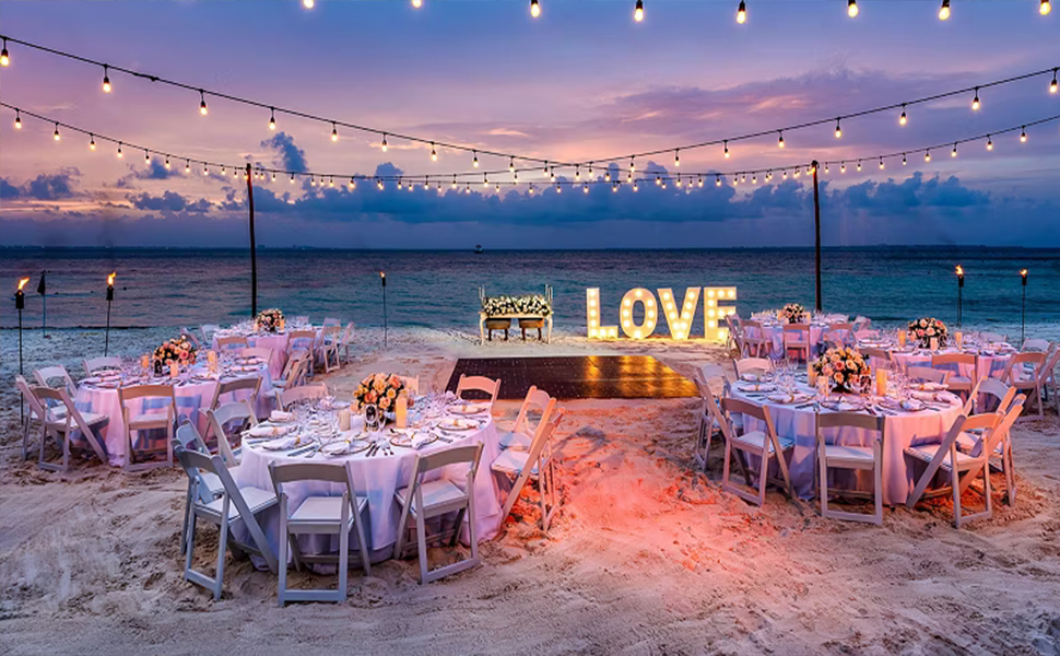 LED гірлянда для зовнішнього використання Svater, 30 метрів, E27, тепле біле світло, IP65, для саду, тераси, вечірок