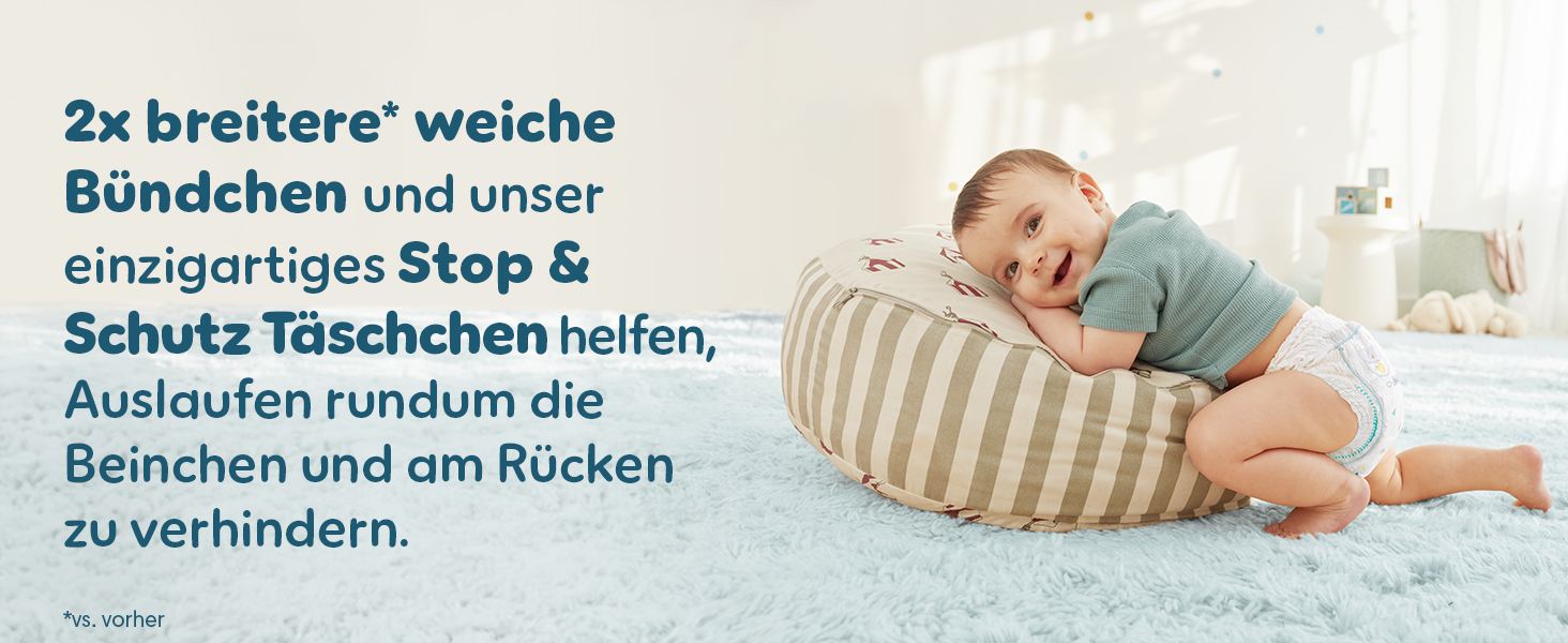Підгузки-трусики Pampers Premium Protection розмір 6 (13-19 кг), 78 шт + 10 вологих серветок Aqua Baby