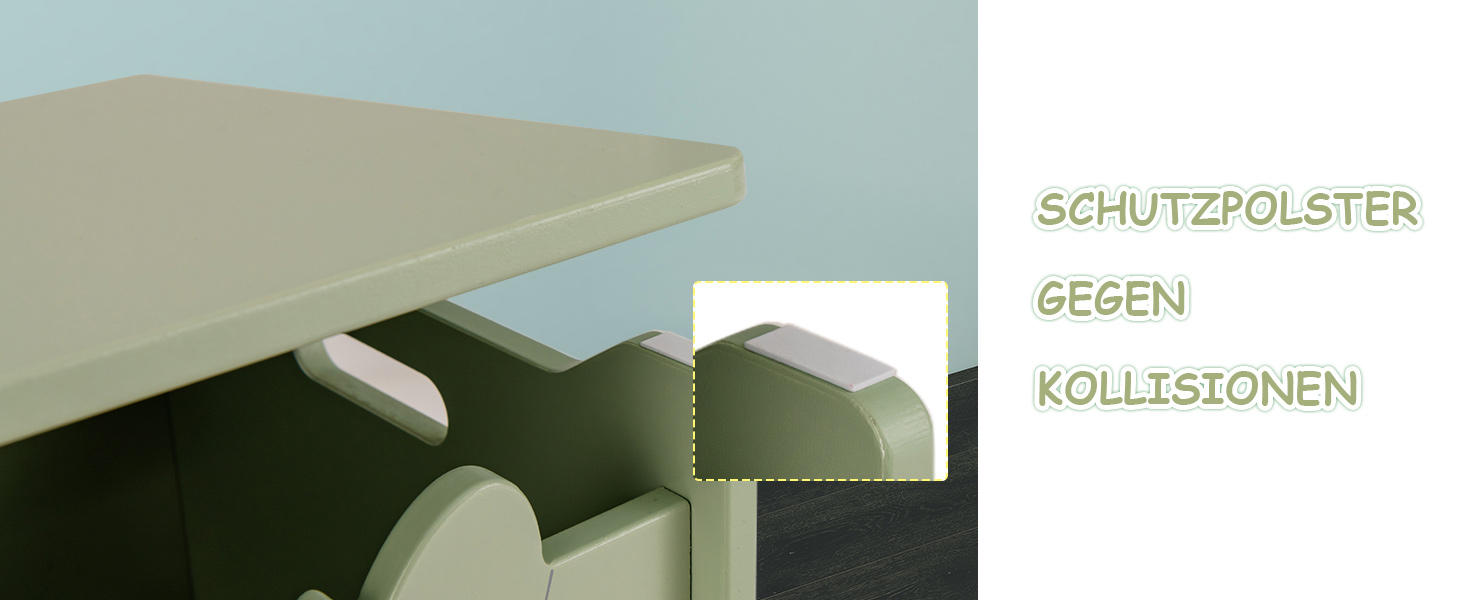 Дерев'яна іграшкова скриня COSTWAY 2-в-1: скриня та табурет, 60x33x37,5 см (білий)