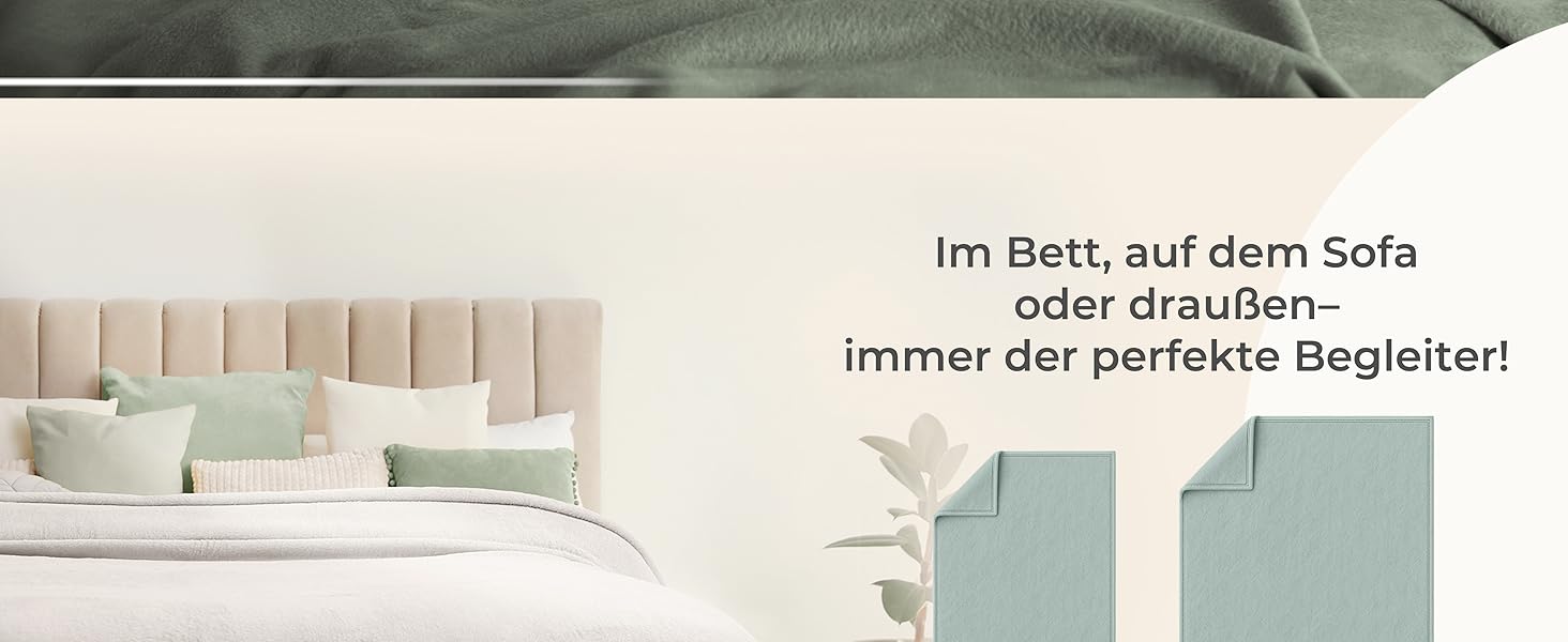 Плед LAYENBURG Premium з бавовни 150x200 см, Oeko-Tex 100, бавовняний, м'який плед для дому, на диван, софу (Taupe)