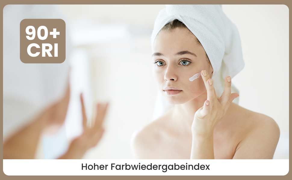 LED дзеркало для ванної кімнати з підсвічуванням | Вологостійке (IP54) | Сенсорне керування | 60x50 см | Вертикальна/Горизонтальна установка