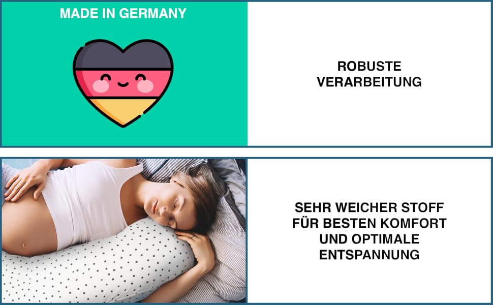 Подушка для вагітних Bear Classic 190 см, анатомічна подушка для сну та підтримки з 100% бавовняного джерсі (Сірі квіти)