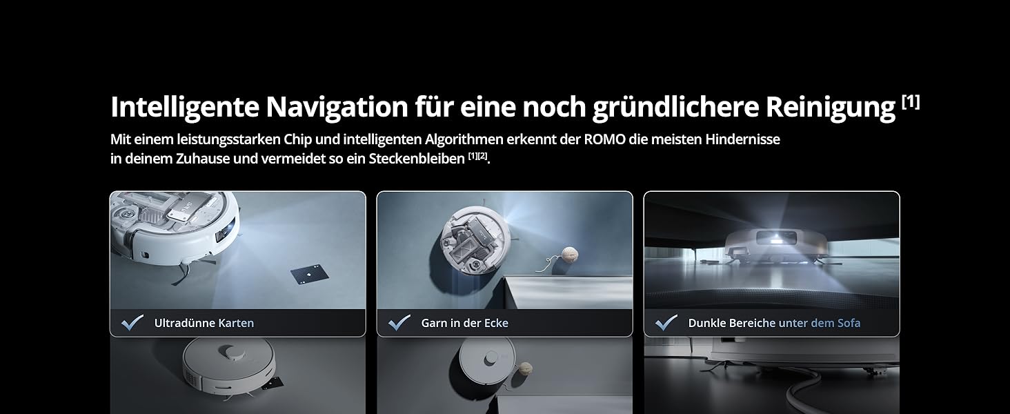 Робот-пилосос DJI ROMO S з функцією миття підлоги, 25000 Па потужність всмоктування, розпізнавання перешкод рівня дрона, два роботизовані руки, 200 днів без обслуговування, автоматичне очищення та сушіння моп-насадки (DJI ROMO P (версія з баком для води))