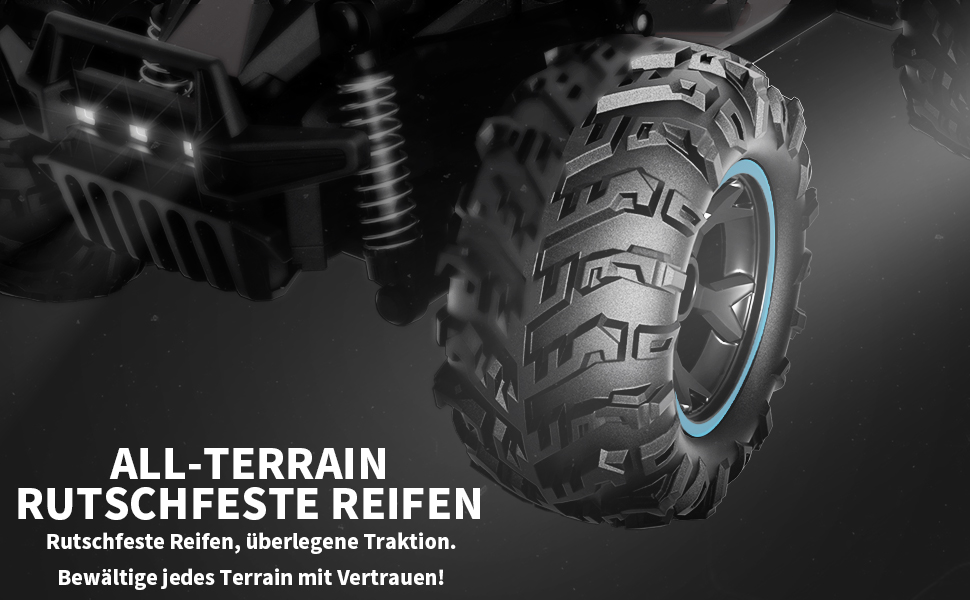 Радіокерований позашляховик Carox 1:18, 2.4 GHz, 25 км/год, Monstertruck з підсвічуванням (Червоний)