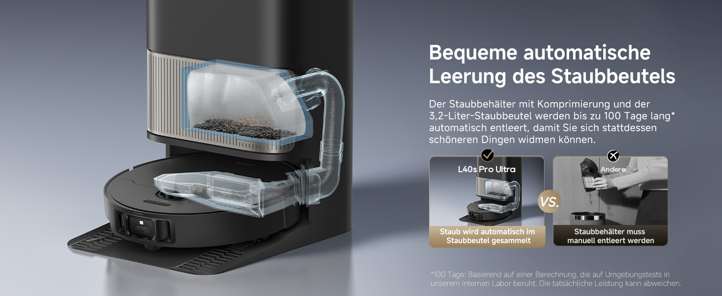 Робот-пилосос Dreame L10s Ultra Gen 2 з миючою функцією, технологією MopExtend™ RoboSwing, потужністю 10000 Па Vormax™, режим для тварин, автоматична база, різноманітне прибирання килимів