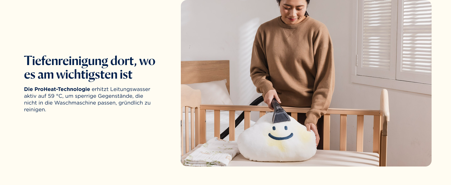 BISSELL SpotClean ProHeat Advanced - професійний мийник килимів та м'яких меблів, 1125W, з кабелем, 3924N