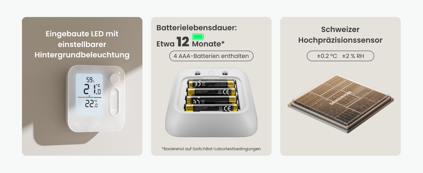 SwitchBot Розумний термостат на радіатор Bluetooth з керуванням через додаток, таймером, енергозбереженням, сумісний з Alexa, Apple HomeKit та Home Assistant (потрібен Hub) (Панель)