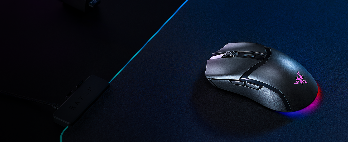 Ігрова миша Razer Cobra HyperSpeed: легка дротова миша з Chroma RGB, оптичними перемикачами 3-го покоління, вагою 57 г, чорна