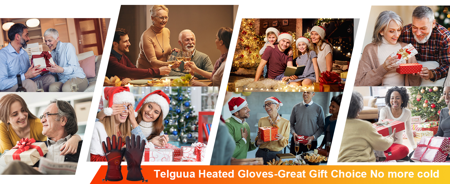 Гріючі рукавички для чоловіків та жінок з сенсорним екраном, водонепроникні, з акумулятором 7.4V 5500mAh, USB-C, електричні, перезаряджувані, вітрозахисні, для роботи на відкритому повітрі TG01 M